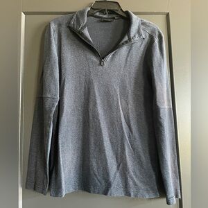 Marc Anthony Charcoal Zip-Up Sweater